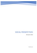 Summary  Sociological Perspectives VUB- Ugent