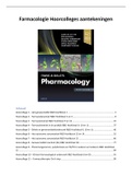 Farmacologie Hoorcollege aantekeningen