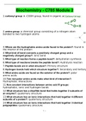 BioChem C785 - WGU - Module 2 - all questions and answers latest