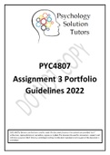 PYC4807 Portfolio 2022