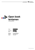 Open boek tentamen contentmarketing | Cijfer: 9