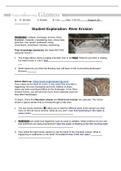 Gizmos -River Erosion - complete answer key (2022) A+ Guide