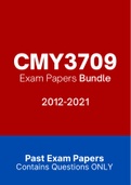 CMY3709 - Exam Questions PACK (2012-2021)
