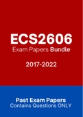 ECS2606 - Exam Revision Questions (2017-2022)