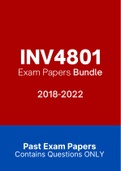 INV4801 - Exam Questions PACK (2018-2022)