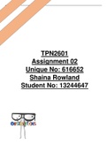 TPN2601 Assignment 2