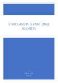 Ethics and International Business Summary 2021-2022