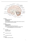 Overzicht van brein gebieden, systemen en hormonen uit boek 'The Student's Guide to Social Neuroscience' voor SNBED