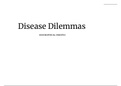 Disease Dilemmas - OCR Paper 3