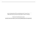 Social and Environmental Eship - FULL course summary - Entrepreneurship & business innovation - Tilburg University