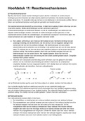Samenvatting Hoofdstuk 11 Reactiemechanismen - Nova Scheikunde 4 VWO