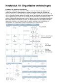 Samenvatting Hoofdstuk 10 Organische verbindingen - Nova Scheikunde 5 VWO