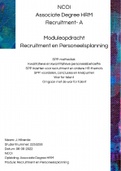 NCOI module Strategische Personeelsplanning - Geslaagd 2022 (8) - SPP,  Personeelsbehoefte, HR-thema's etc