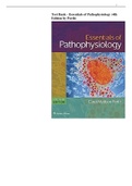 Exam (elaborations) Te.st Bank - Essentials of Pathophysiology 4th   Essentials of Pathophysiology, 4th Ed. + Focus on Nursing Pharmacology, Uk Edition, ISBN: 9781496305480
