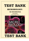 TEST BANK FOR MICROBIOLOGY- AN INTRODUCTION, 13TH EDITION BY GERARD TORTORA TEST BANK ISBN- 9780134605180