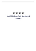 Exam Pack Mac3761,Mac3701  & Mac formula's combination