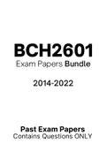 BCH2601 - Exam Questions PACK (2014-2022)