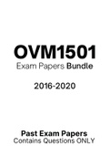 OVM1501 - Exam Questions PACK (2016-2020) 