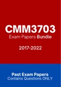 CMM3703 - Exam Prep. Questions (2017-2022)