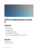 OSCE tentamen, uitwerking testen en onderzoeken