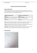 BTEC APPLIED SCIENCE Unit 13: Learning Aim C (Properties and reactions of transition metal complexes)
