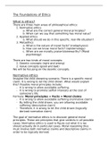 Class notes on Ethics (W_BA_PNEU) 