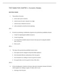 Intermediate Microeconomics and Its Application, Nicholson - Exam Preparation Test Bank (Downloadable Doc)