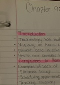 Class notes Introduction to Health Care &  Careers  