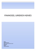Juridisch financieel advies blok 8 2021/2022