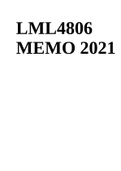 LML4806 MEMO 2021