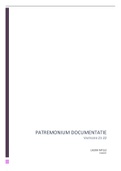 samenvatting patrimonium documentatie