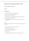 Principles of Medical Biochemistry, Meisenberg - Exam Preparation Test Bank (Downloadable Doc)