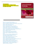 CONTEMPORARY NURSING ISSUES, TRENDS & MANAGEMENT 7TH EDITION CHERRY & JACOB TEST BANK ALL [ 28 CHAPTERS ]