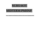 NURS 6635 MIDTERM-PMHNP 