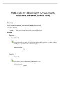 NURS-6512N-29, Midterm EXAM - Advanced Health Assessment 2020 EXAM (Summer Term)