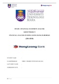 Financial Statement Analysis Assignment-HONG LEONG BANK (M) BERHAD (2014-2018)