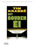 Boekverslag Nederlands  Het Gouden Ei, ISBN: 9789044643947