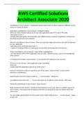 AWS Certified Solutions Architect Associate 2020
