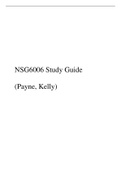 NSG6006 Study Guide (Payne, Kelly).pd
