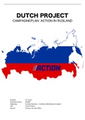 Dutch project - Action in Rusland - 8 gehaald. 