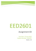 EED2601 ASSIGNMENT
