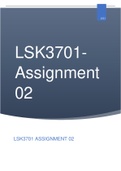 LSK3701 ASSIGNMENT 