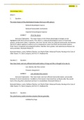 NR 601 Midterm Exam Study guide (Version 2), NR 601 Question Bank NR601 Test Bank