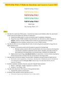 NRNP 6566 WK1-5 Midterm Questions and Answers Latest 2022