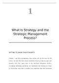 Strategic Management and Competitive Advantage Concepts and Cases, Barney - Exam Preparation Test Bank (Downloadable Doc)