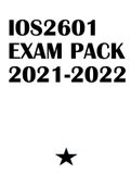 IOS2601-Interpretation Of Statutes EXAM PACK 2021-2022.