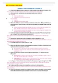 NUR 415 Exam 2 Study Guide Updated