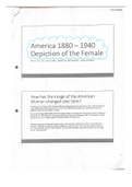 America 1880-1940: Depiction of the Female