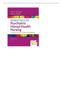 TEST BANK FOR ESSENTIALS OF PSYCHIATRIC MENTAL HEALTH NURSING 8TH EDITION CONCEPTS OF CARE IN EVIDENCE-BASED PRACTICE BY MORGAN TOWNSEND