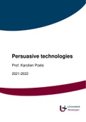 Summary Persuasive Technologies 